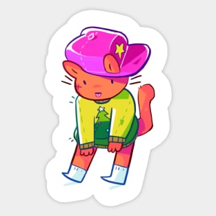 One Cool Cat Sticker